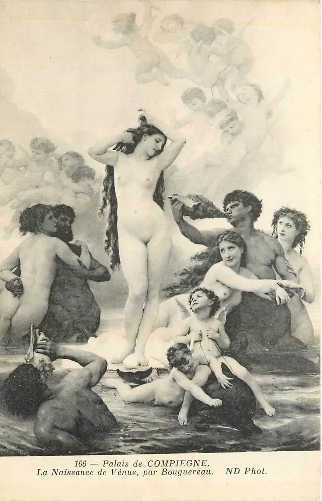 The Birth of Venus — Palace of Compiègne — ND Phot. - Front