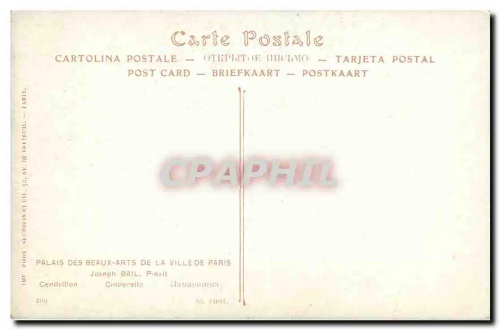 Mulher à janela — cena interior — Joseph Ball, Paris - Verso