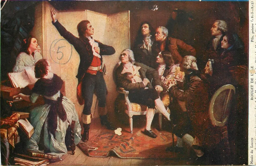 La Révolution — Salle de réunion — peinture de Pils, Musée du Louvre (1815-1875) - Frente