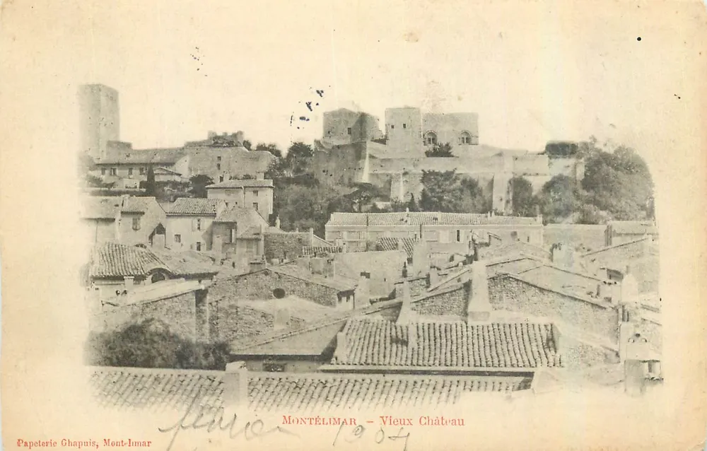 Montélimar — Stary Zamek — Papeterie Chapuis, Montélimar - Awers