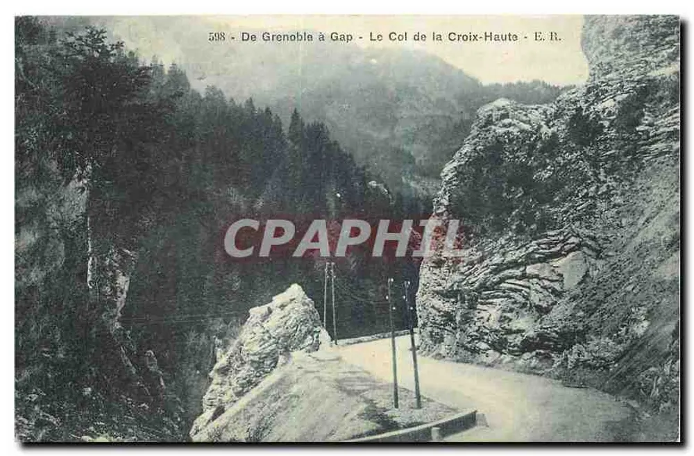 Il Col de la Croix-Haute — Da Grenoble a Gap — E.R. — n°508 - Recto