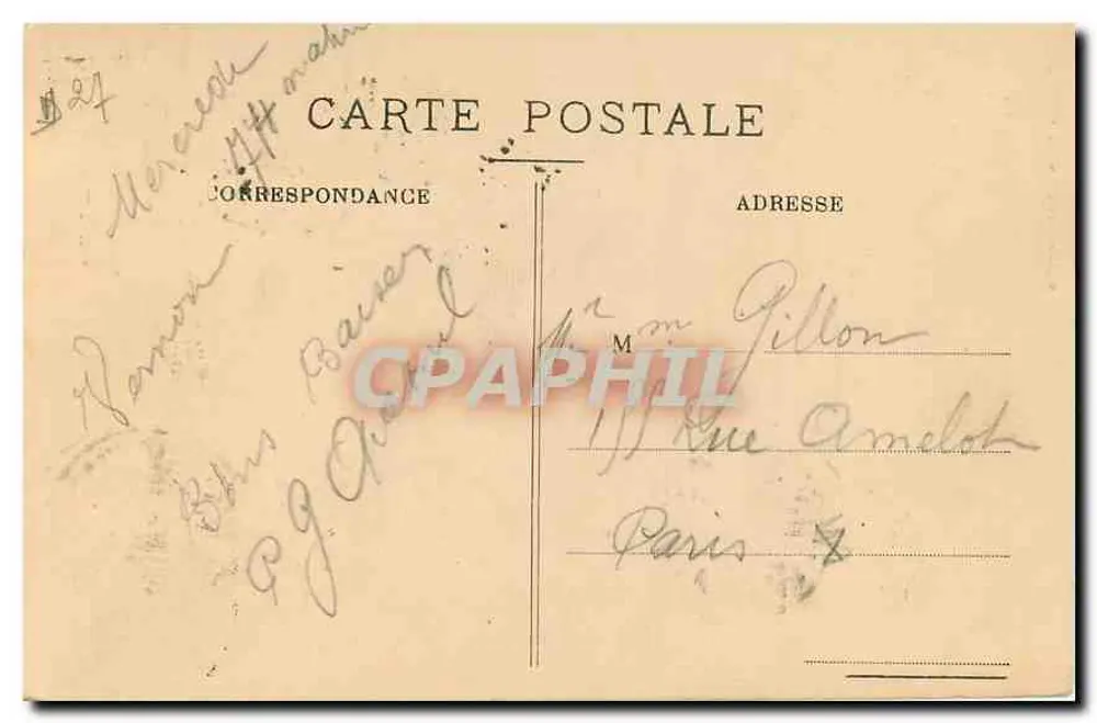 Vernon — Kirche, Garten des Rathauses — Édition Kipon, Serie 21 - Rückseite
