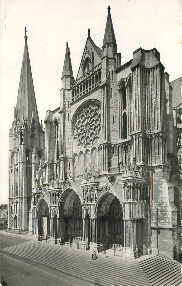 Chartres - The Cathedral - The South Portal — J. Dolbeau, Publisher, no. 51 - Front