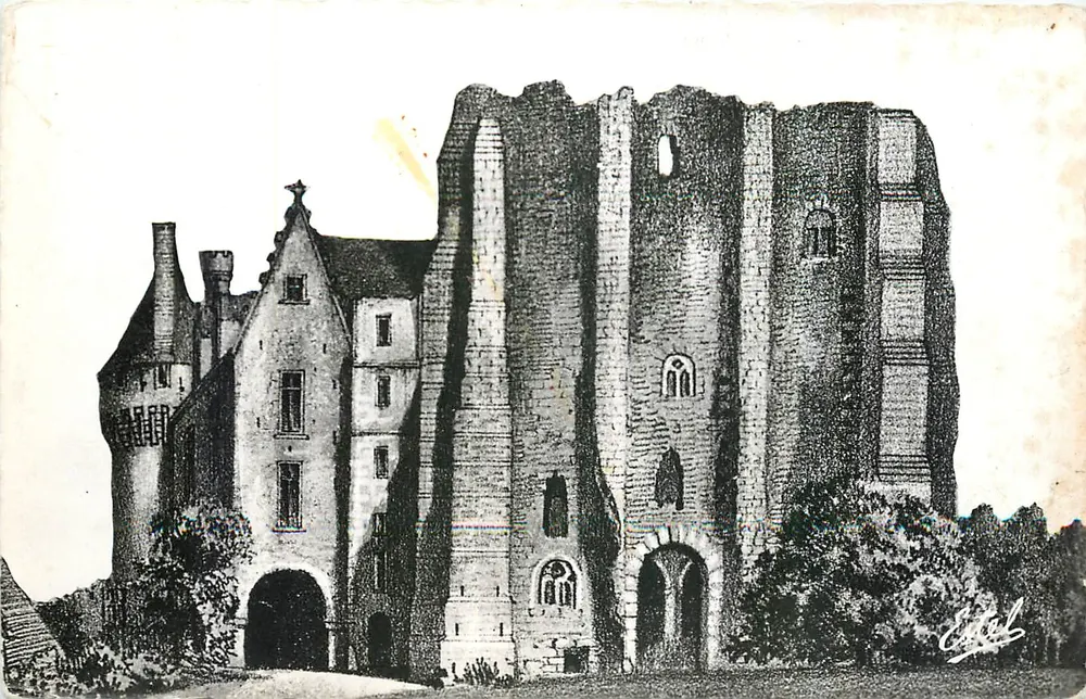 Château Saint-Jean — Ruines d'un vieux donjon — Éditeur ESTEL, n° 7942 - Recto