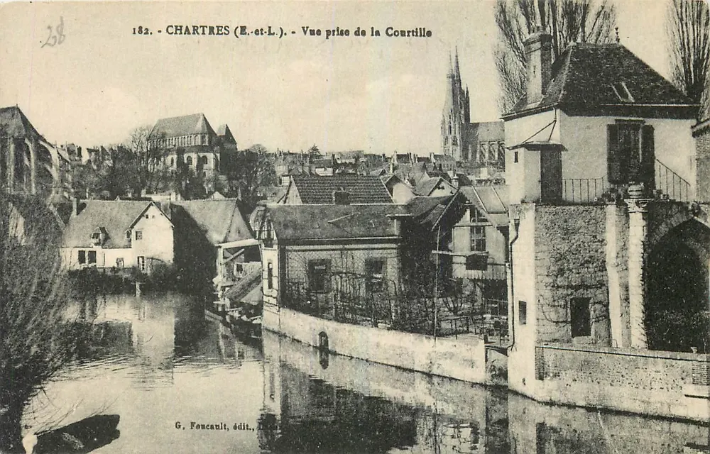 Chartres (E.-et-L.) — Ansicht vom Courtille — G. Foucault, Verlag - Vorderseite