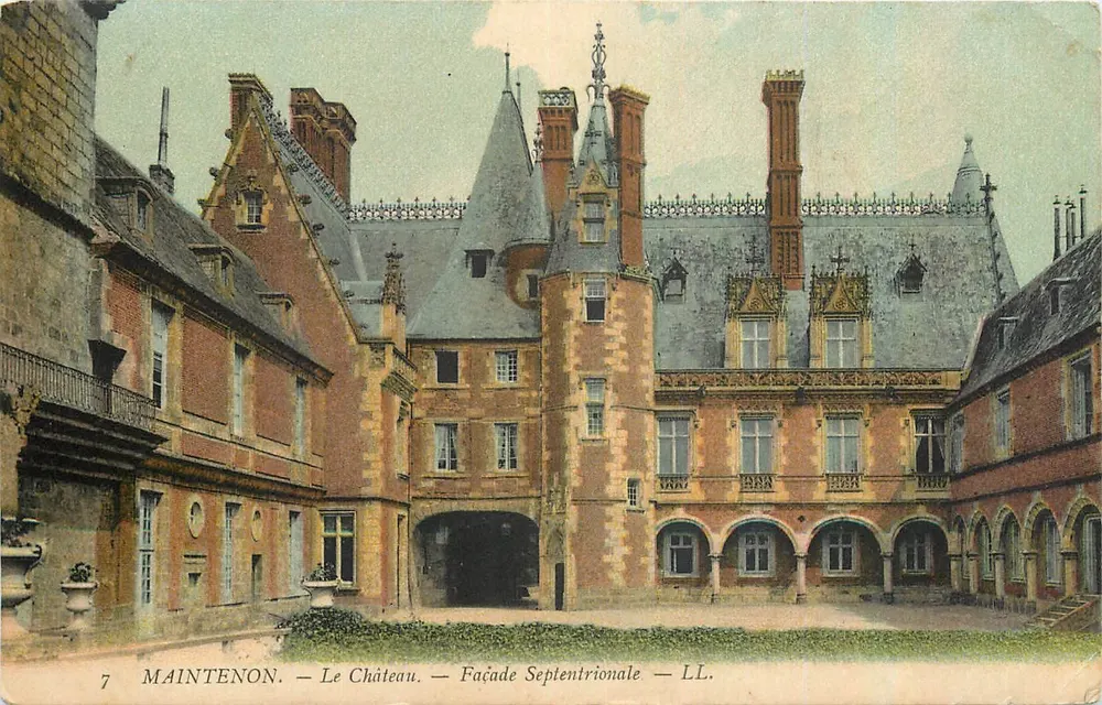 Maintenon — El Castillo — Fachada Septentrional — LL. - Anverso