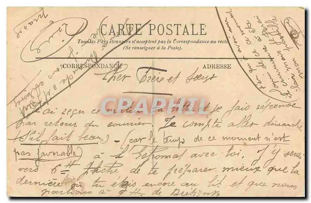 Maintenon — El Castillo — Fachada Septentrional — LL. - Reverso