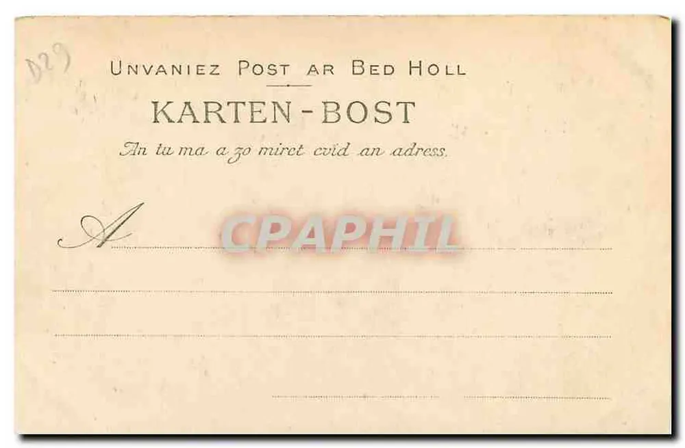 Roscoff — Kapelle Sainte-Barbe von der Vivier aus gesehen — Quimper, n°709 - Rückseite