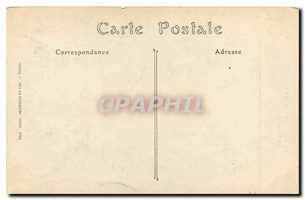 Castello di Keriolet (Finistère) — La Chapelle — Émi Phot. Neurdein et Cie, Parigi - Verso