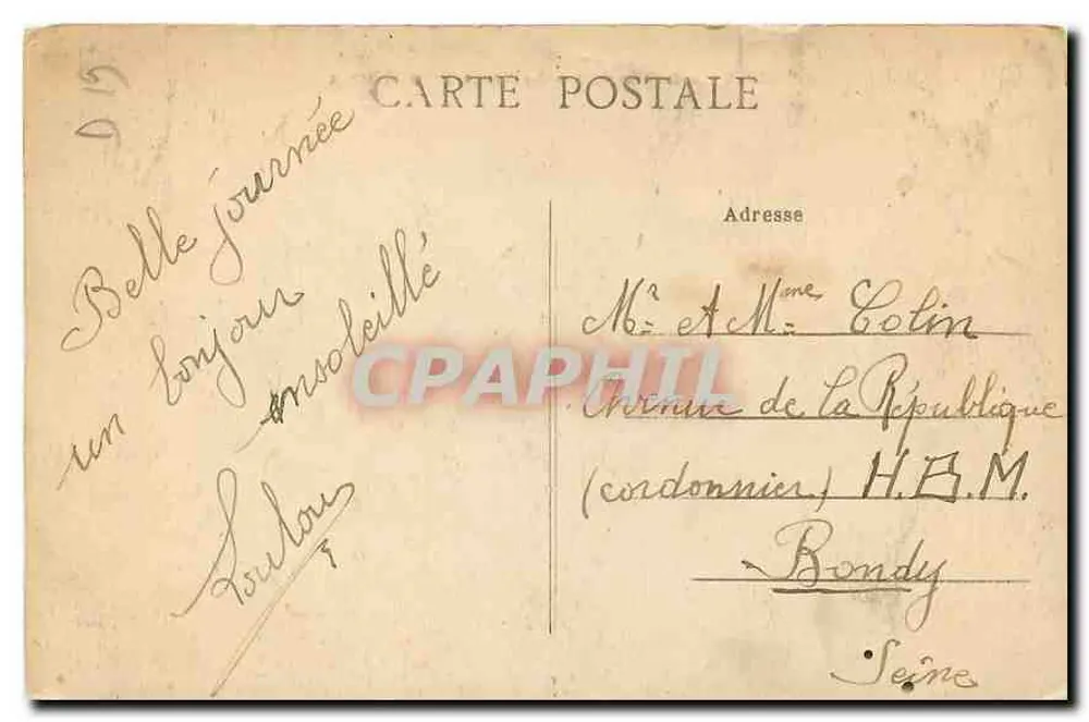 Uzerche (Corrèze) — Le Moulin et les Châteaux — Éditeur inconnu, n° 27 - Verso