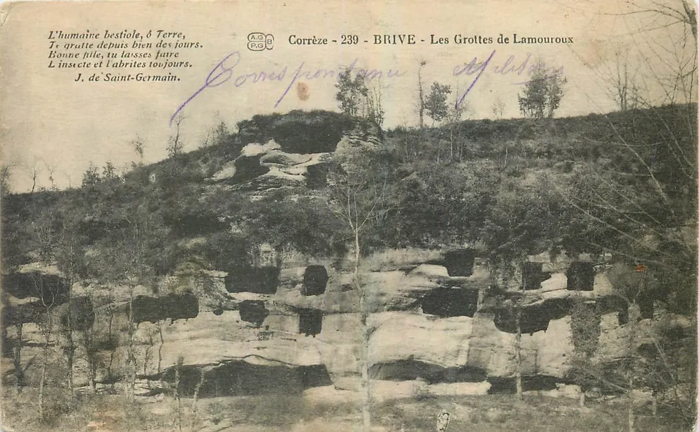 लामूरॉउक्स की गुफाएं — कॉर्रेज़ - ब्रिव — A.G.B. 239 - आगे