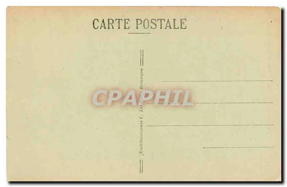 Besançon-les-Bains — Basilique de Saint-Ferjeux — Éditeur C. Laming (n° 127) - Verso