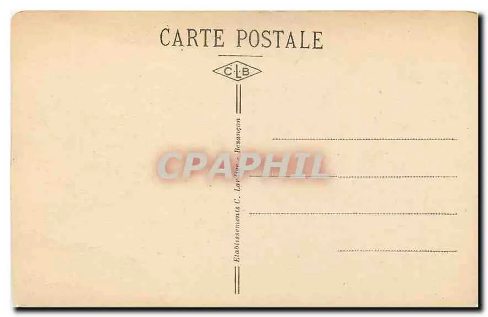 BESANÇON-les-BAINS — Porte Rivotte — Éditeur C. Lavater, Besançon, n°5 - Verso