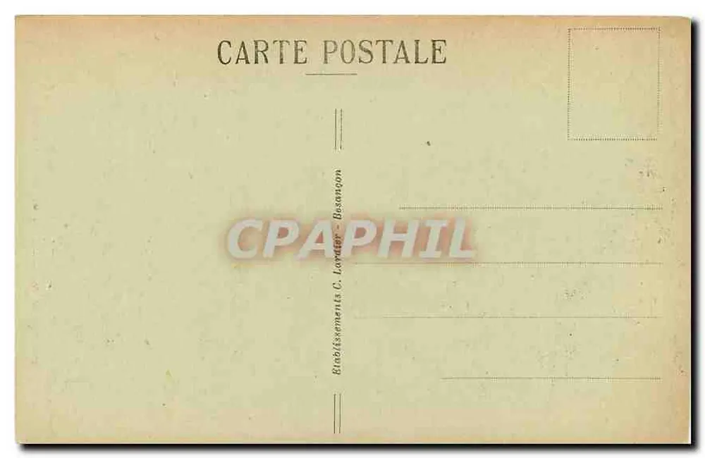 Besançon-les-Bains - Palast der Justiz (16. Jahrhundert) - Ehemaliger Parlament der Franche-Comté - Rückseite