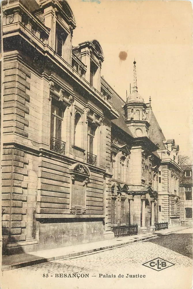 Besançon — Palácio de Justiça — C.L.B. n°85 - Frente