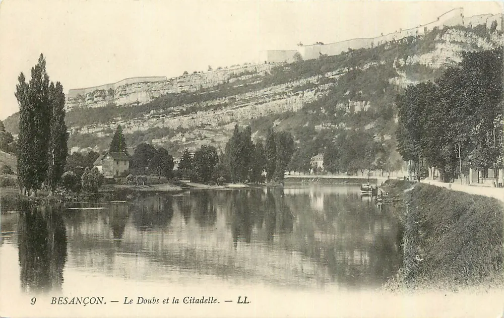 Besançon — O Doubs e a Cidadela — LL - Frente