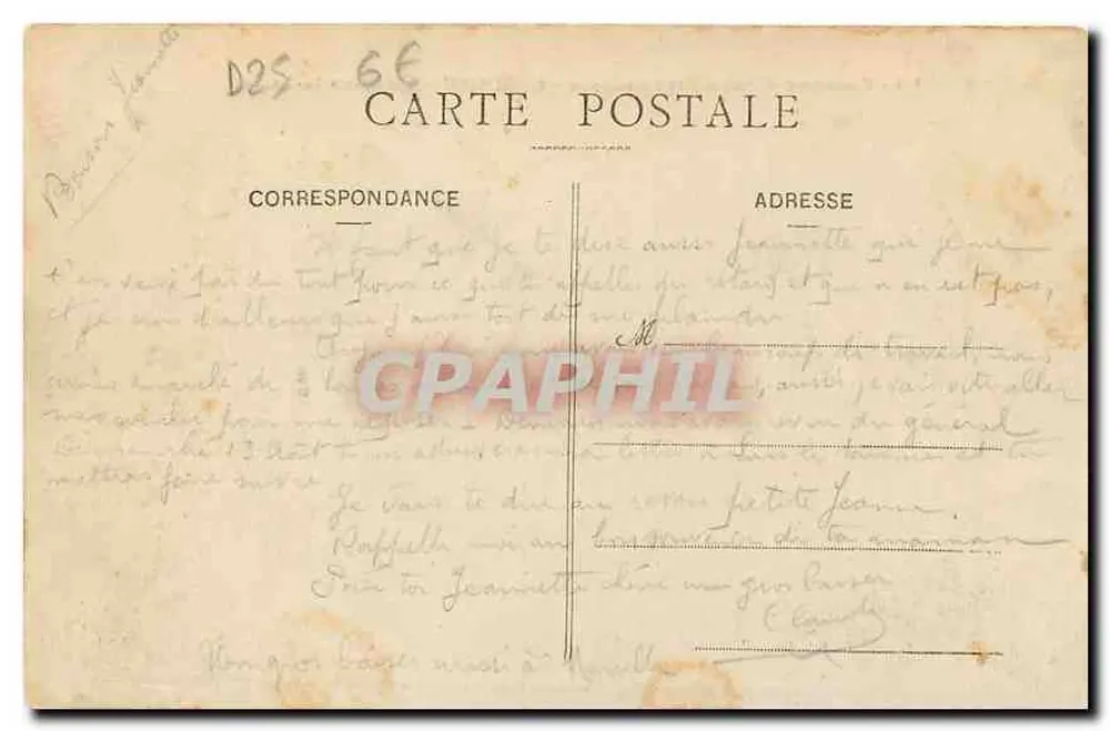 Cléron — Vue sur la Loue — Franche-Comté Pittoresque — n°913 - Verso