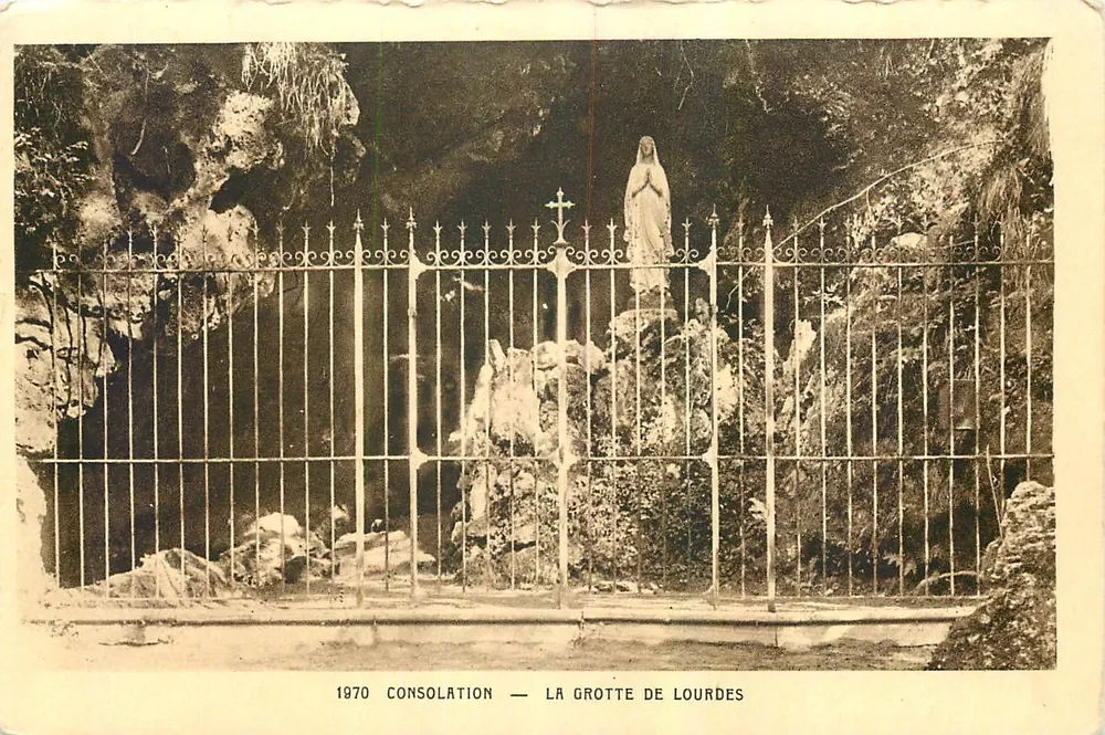 A Grotta de Lourdes — Consolação — Edição do Hotel de Consolação - Frente