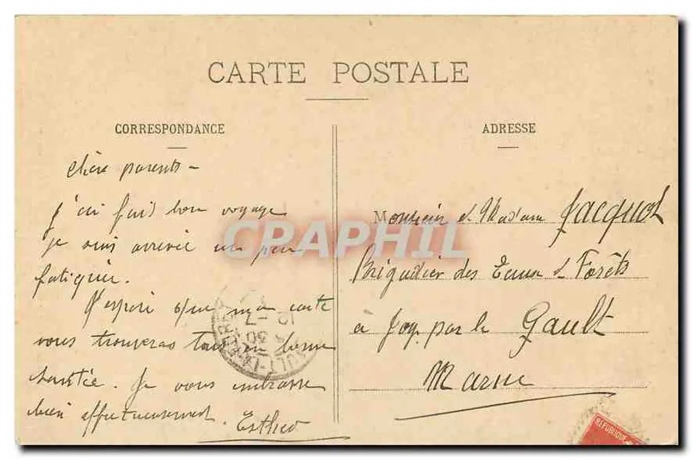 BESANÇON HISTORIQUE (M.D.) — Ruines d'un théâtre romain d'Antique Vesontio — Éditeur M.D. (Maison D.) - Verso