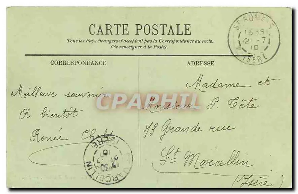 Zamek Beauvoir — St Romans le 6€ — LL. - Rewers