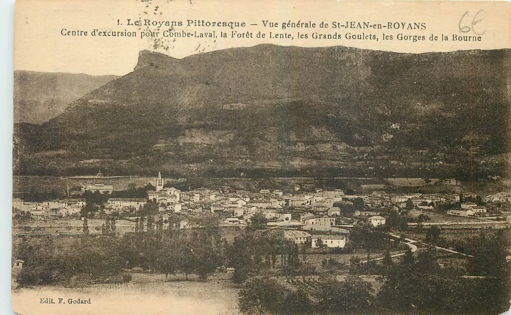St-Jean-en-Royans — Allgemeiner Blick — Edit. F. Godard - Vorderseite