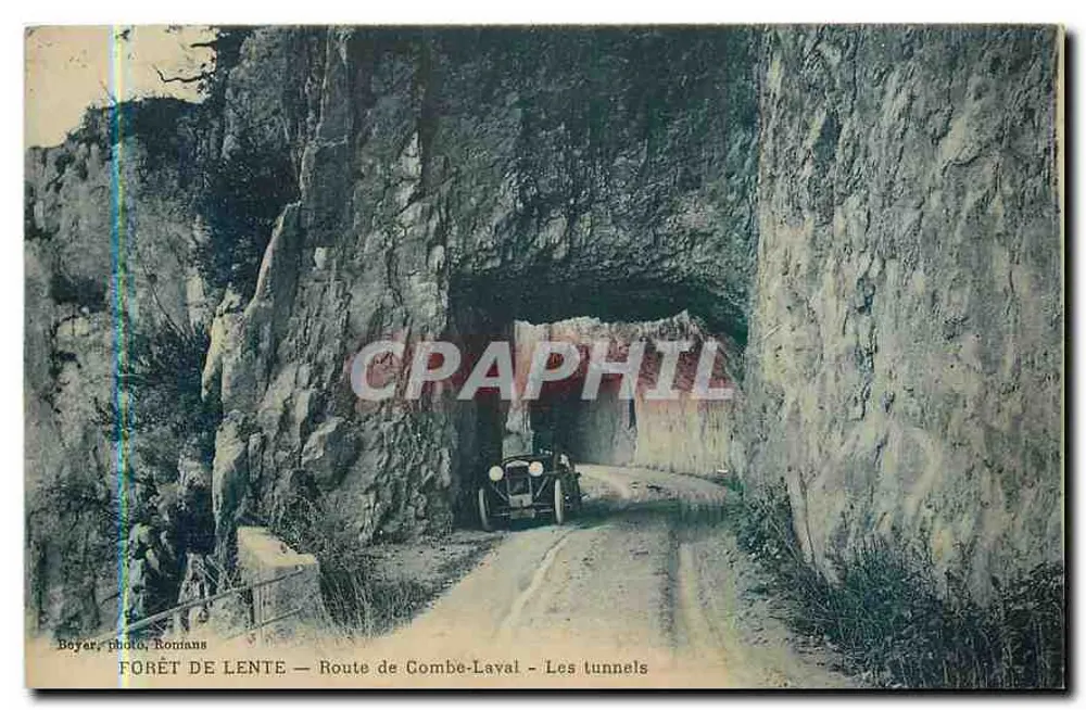 Forêt de Lente — Route de Combe-Laval — Les tunnels — Boyer, photo, Romans - Vorderseite