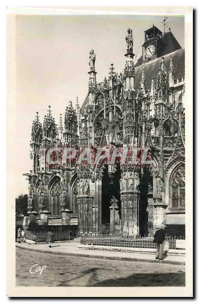 Louviers — Südportal — Kirche Notre-Dame — C.A.P. Paris - Vorderseite