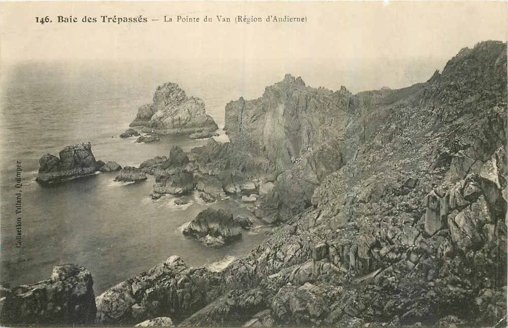 Baía dos Falecidos — A Ponta do Van (Região de Audierne) — Coleção Villard, Quimper - Frente