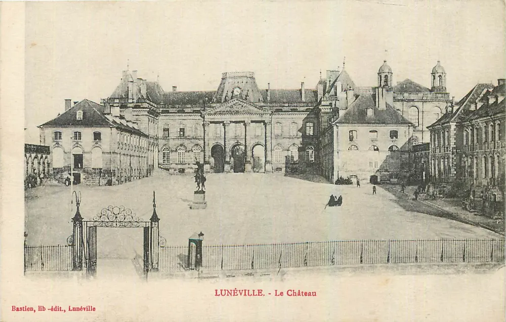 Lunéville — Zamek — Bastien, lib-édit., Lunéville - Awers