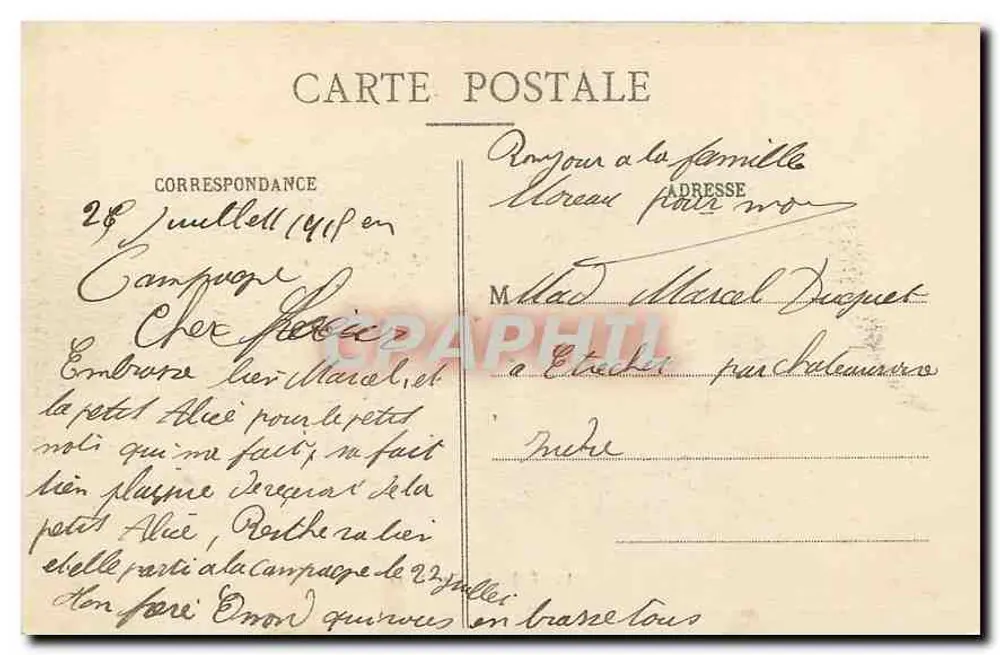 Lunéville — Zamek — Bastien, lib-édit., Lunéville - Rewers