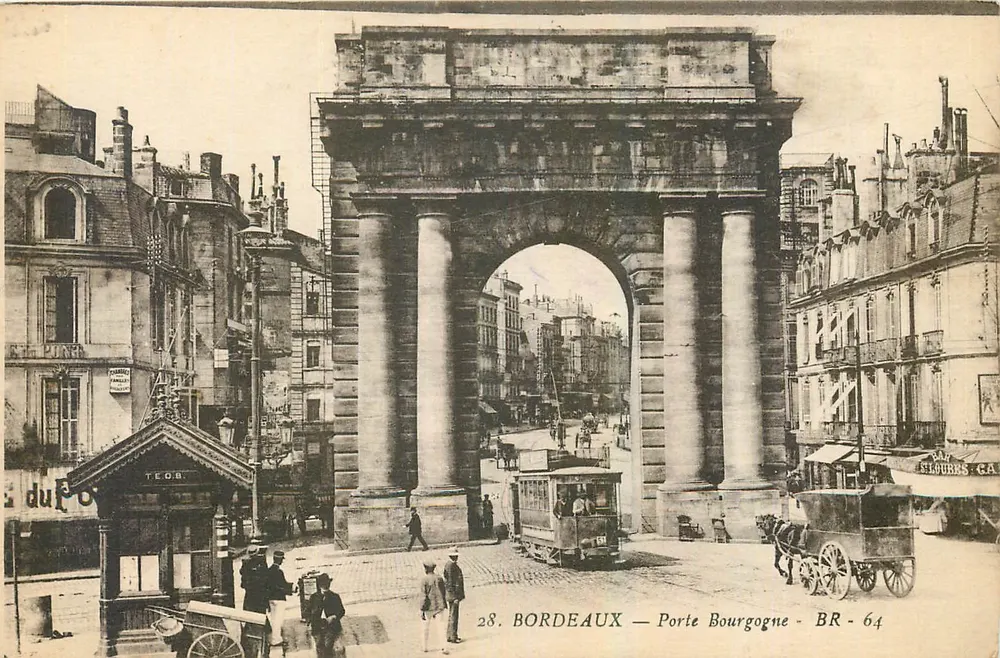 Bordeaux — Porta Bourgogne — BR - 64 — editor TEGOB - Frente