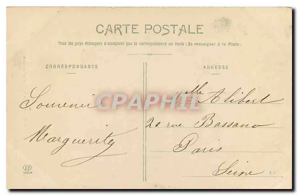 Toulouse — Hotel d'Assézat — Editor: Fototipia Labouche Frères, Toulouse, n°25 - Verso