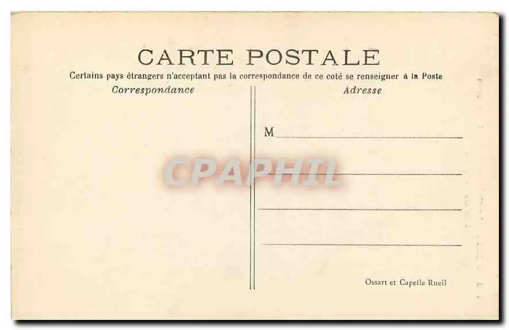 Rueil - Le Château de la Malmaison - Les Obélisques - Verso