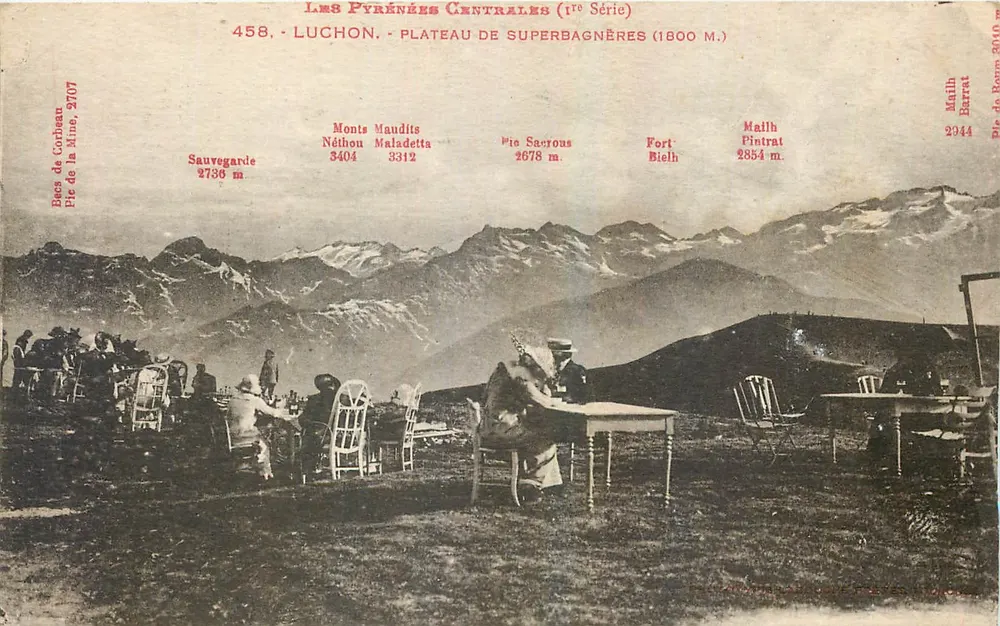 Luchon - Plateau de Superbagnères (1800 m) — As Pirineus Centrais (1ª Série) — Maïth Barrat - Frente