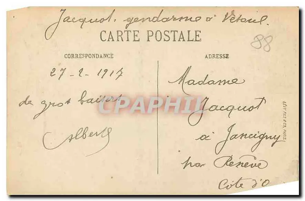 GÉRARDMER — As Pérolas do Vologne — Os Pontes — LL. — N°78 - Verso