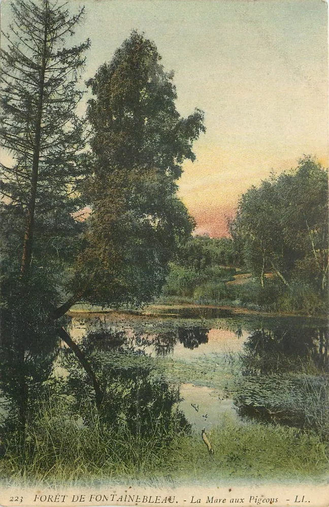 Floresta de Fontainebleau — A Lagoa dos Pombos — L.I. — n°223 - Frente