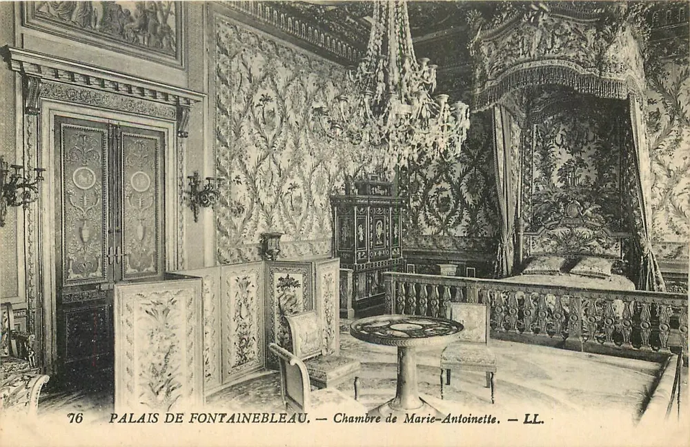 Palast von Fontainebleau — Zimmer von Marie-Antoinette — LL. — n°76 - Vorderseite