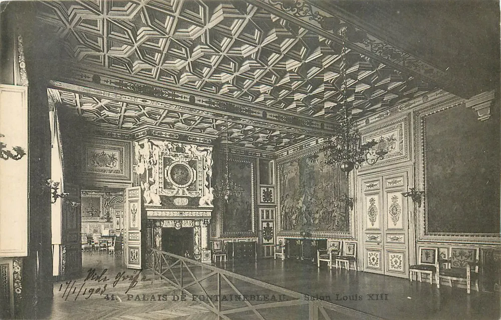 Palast von Fontainebleau — Saal Louis XIII — N°44 - Vorderseite