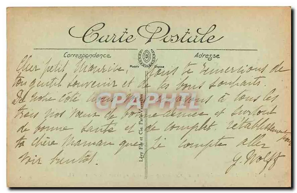 Paris — O Jardim do Luxembourg — LL - Verso