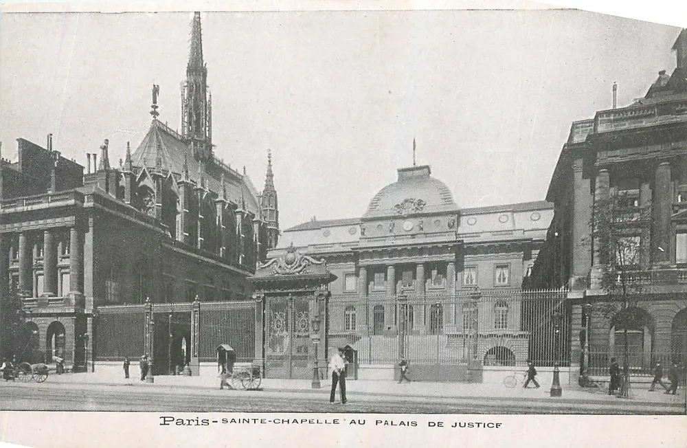 Paris - Sainte-Chapelle au Palais de Justice — éditeur non visible - Recto