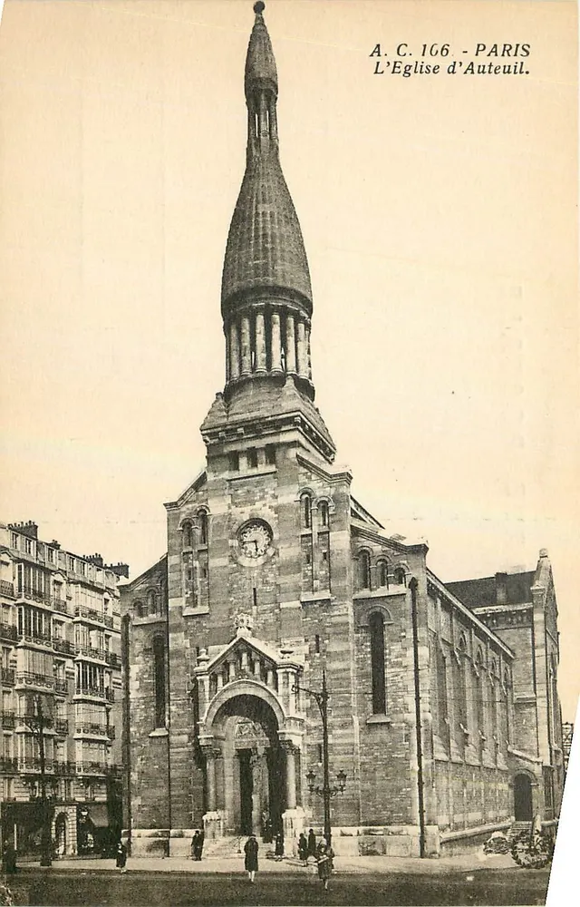 Igreja de Auteuil — Paris — A.C. 166 - Frente