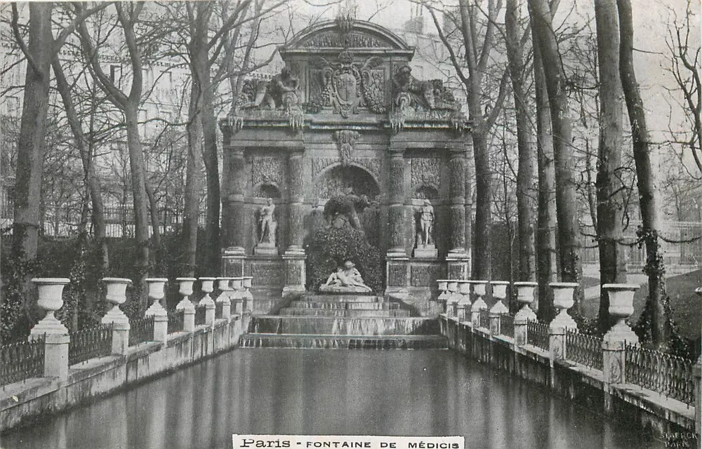 Paris - Fontaine de Médicis — Stalcker, Paris - Frente