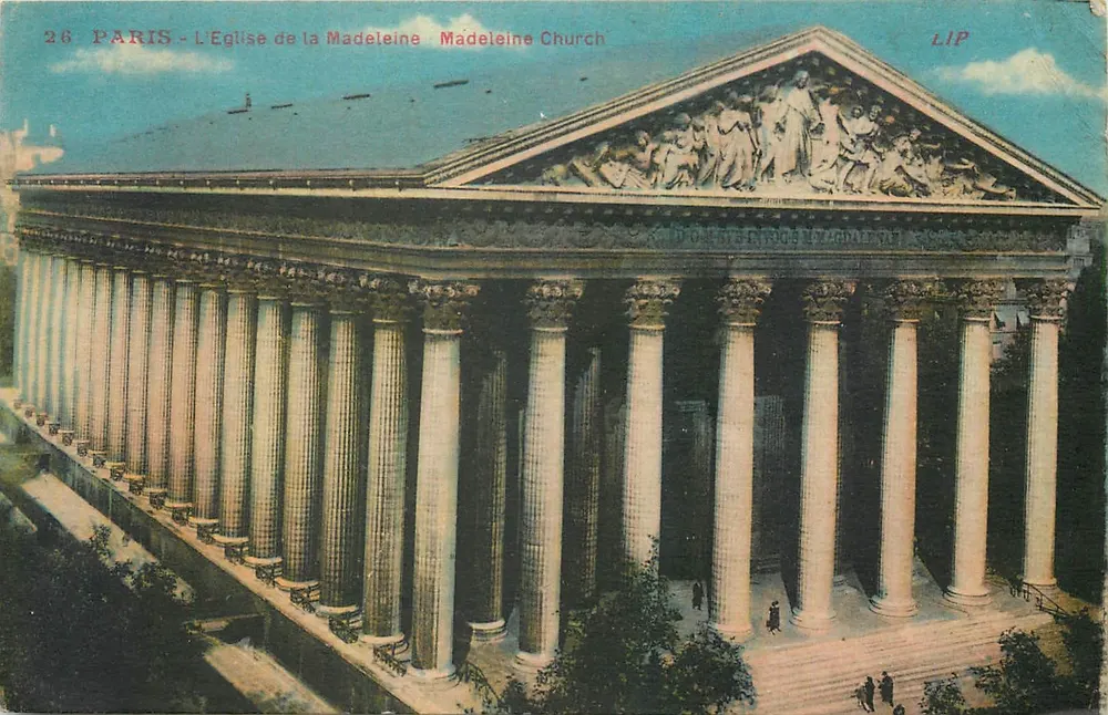 Paris - A Igreja da Madeleine — Editor LIP, n°26 - Frente