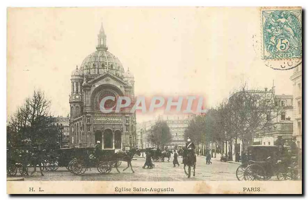 Igreja de São Agostinho — Paris — H. L. - Frente