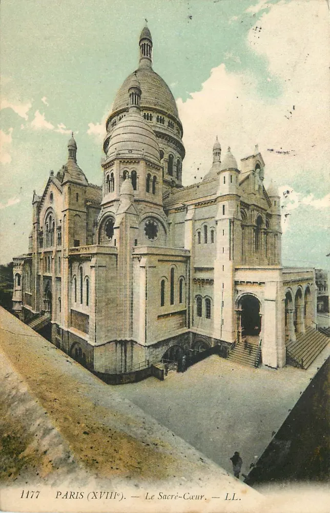 Paris (XVIIIe) — O Sagrado Coração — LL. — 1177 - Frente