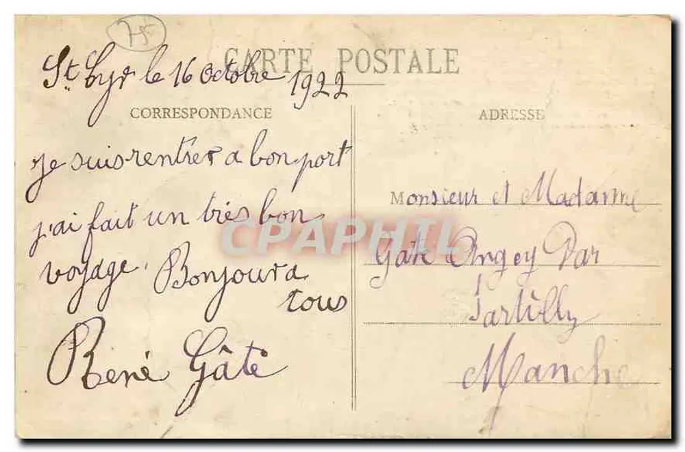 Paris-Montmartre — Basílica do Sagrado Coração de Montmartre — editor desconhecido, n° 059 - Verso