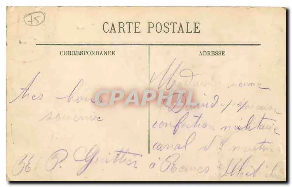 PARIS — O Palácio do Luxembourg — LL. — n° 158 - Verso