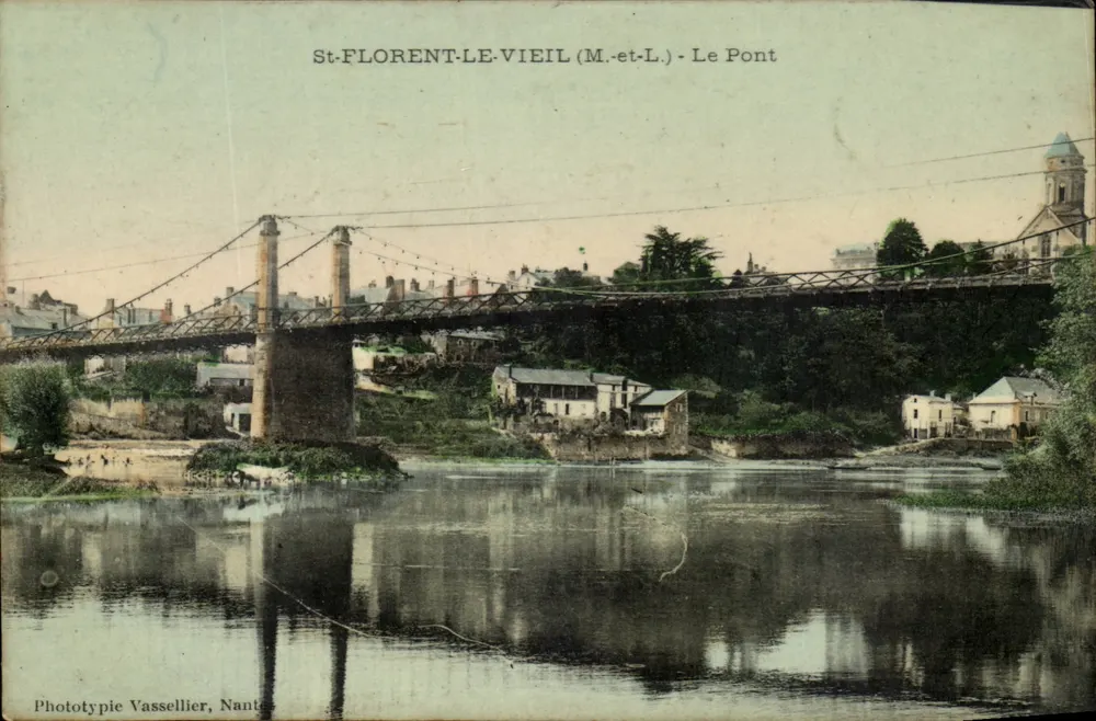 St-FLORENT-LE-VIEIL (M.-et-L.) - O Ponte — Fototipia Vassellier, Nantes - Frente