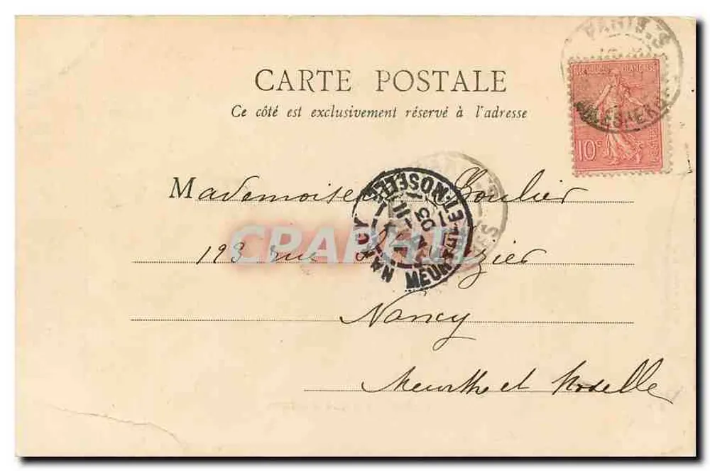 Circo d'Hiver — Paris — B. F. Paris, n°109 - Verso