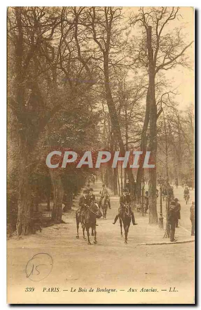 Paris — Le Bois de Boulogne — Aux Acacias — LL. — n°339 - Vorderseite